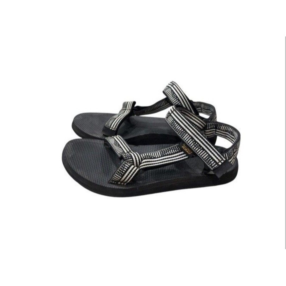 Teva Women's Sz 6 Original Universal Sandals Stripe Geometric Multi Color Shoes